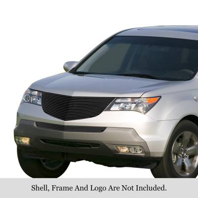 APS - APS Stainless Billet Grille Black 07-09 Acura MDX GR08HFF16J