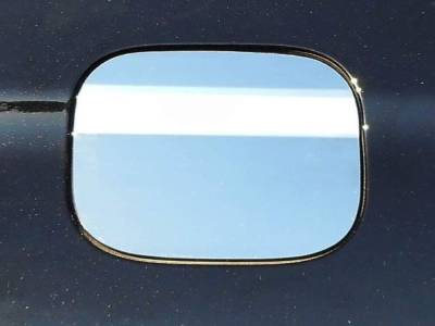 Quality Automotive Accessories - QAA GC60620 1Pc Stainless Gas Cap Door Trim for 2020-2025 Lincoln Aviator