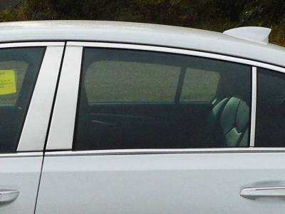 Quality Automotive Accessories - QAA PP60236 6Pc Stainless Steel Pillar Trim for 2020-2025 Cadillac CT5