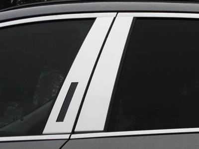 Quality Automotive Accessories - QAA PP60360 4Pc Stainless Steel Pillar Trim for 2020-2025 Ford Escape