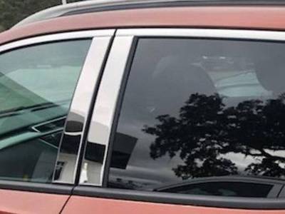 Quality Automotive Accessories - QAA PP60540 4Pc Stainless Steel Pillar Trim for 2020-2025 Buick Encore GX