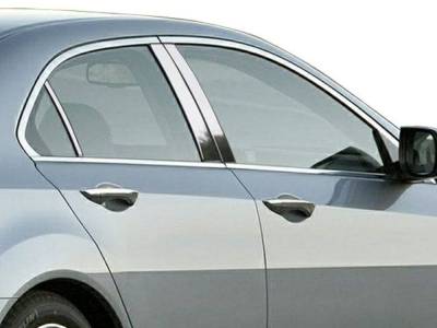 Quality Automotive Accessories - QAA PP29291 6Pc Stainless Steel Pillar Trim for 2009-2014 Acura TSX