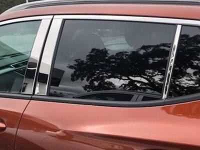Quality Automotive Accessories - QAA PP60541 6Pc Stainless Steel Pillar Trim for 2020-2025 Buick Encore GX