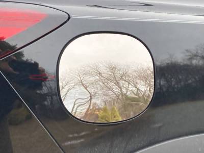 Quality Automotive Accessories - QAA GC71535 1Pc Stainless Gas Cap Door Trim for 2021-2025 Nissan Rogue
