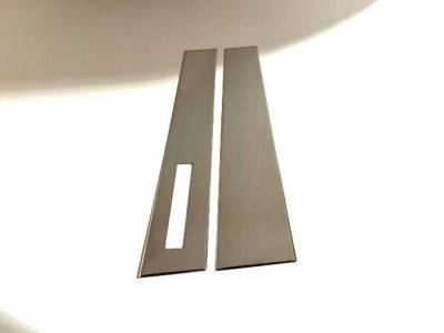 Quality Automotive Accessories - QAA PP61390 4Pc Stainless Steel Pillar Trim for 2021-2025 Ford Bronco Sport