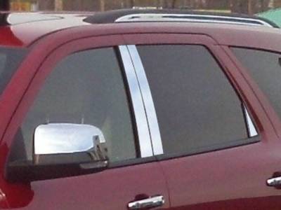 Quality Automotive Accessories - QAA PP51931 6Pc Stainless Steel Pillar Trim for 2011-2025 Dodge Durango