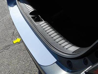 Quality Automotive Accessories - QAA RB16214 1Pc Stainless Steel Rear Bumper Accent for 2016-2020 Honda Civic