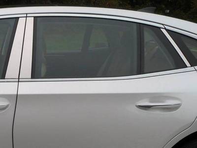 Quality Automotive Accessories - QAA PP18101 6Pc Stainless Steel Pillar Trim for 18-25 Lexus LS500