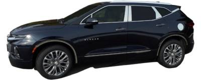 Quality Automotive Accessories - QAA RW58275 2Pc Stainless Steel Rear Window Set for 2018-2024 GMC Terrain