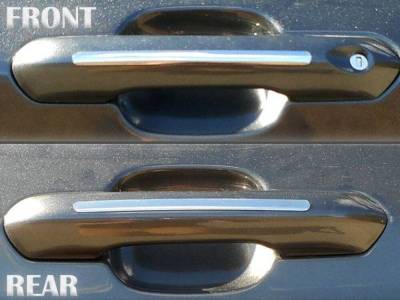 Quality Automotive Accessories - QAA DH60330 4Pc Stainless Steel Door Handle Accent for 2020-2025 Ford Explorer