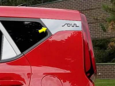 Quality Automotive Accessories - QAA RW61190 2Pc Stainless Rear Window Set for 2021-2025 Chevrolet Tahoe