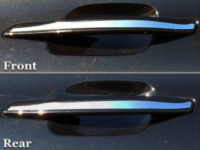 Quality Automotive Accessories - QAA DH60620 4Pc Stainless Door Handle Accent for 2020-2025 Lincoln Aviator
