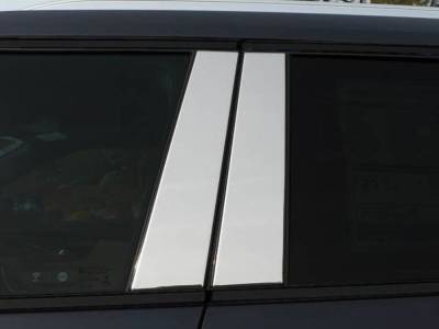 Quality Automotive Accessories - QAA PP59140 4Pc Stainless Steel Pillar Trim for 2019-2025 Chevrolet Blazer