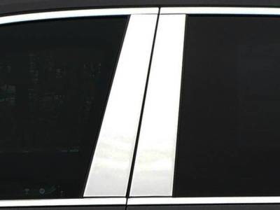 Quality Automotive Accessories - QAA PP60210 4Pc Stainless Steel Pillar Trim for 2020-2025 Cadillac XT6
