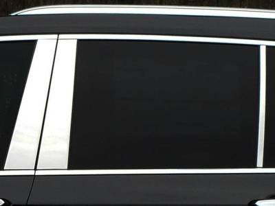 Quality Automotive Accessories - QAA PP60211 6Pc Stainless Steel Pillar Trim for 2020-2025 Cadillac XT6