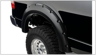 Bushwacker - Bushwacker 20054-02 Pocket Style Rear Fender Flares Black for Ford F150