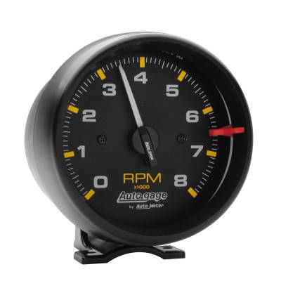 AutoMeter - AutoMeter 2300 Autogage Tachometer Pedestal Gauge Black 0-8000RPM 3-3/4"