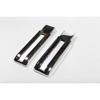 Rugged Ridge - Rugged Ridge 13311.24 Chrome Tailgate Hinge Covers for 07-18 Jeep Wrangler JK