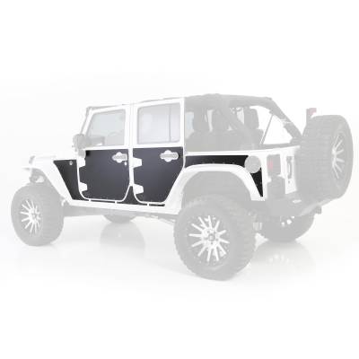 Smittybilt - Smittybilt 76994 Mag-Armor Magnetic Trail Skins Black for 07-18 Wrangler JK 4DR