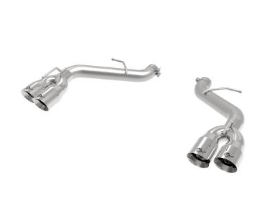 aFe Power - aFe 49-44119NM-P 3" Axle-Back Exhaust System w/o Muffler for 16-24 Camaro SS V8
