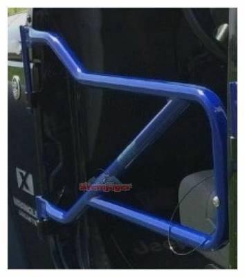 Steinjager - Steinjager Front Tubular Trail Doors-Southwest Blue for Wrangler JK J0040944