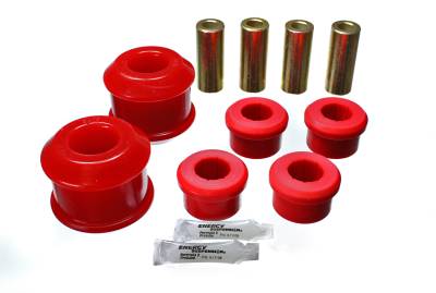 Energy Suspension - Energy Suspension 16.3116R Red Front Control Arm Bushing Set Polyurethane