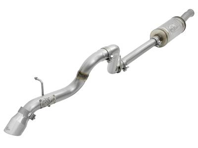 aFe Power - aFe 49-48075-P Mach Force XP 2.5" Hi-Tuck Exhaust Polished for 18-26 Wrangler JL