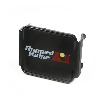 Rugged Ridge - Rugged Ridge 15210.48 3.0" Square LED Light Cover Each Black