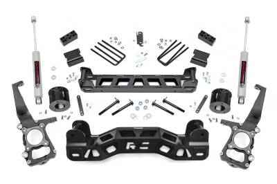 Rough Country Suspension Systems - Rough Country 57230 4" Suspension Lift Kit for 11-14 Ford F150 RWD