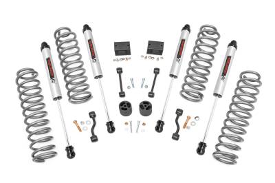 Rough Country Suspension Systems - Rough Country 91370 2.5" V2 Suspension Lift Kit for 18-23 Wrangler JL 2DR 4WD