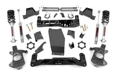 Rough Country Suspension Systems - Rough Country 22732 6" N3 Strut Lift Kit for 14-18 Silv/Sierra 1500 Alum/Stamp