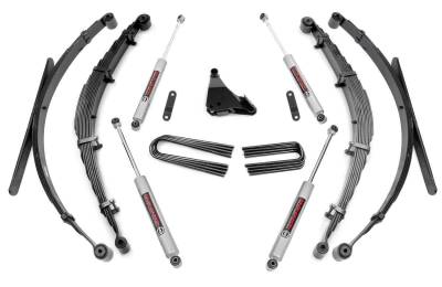 Rough Country Suspension Systems - Rough Country 50130 4" Suspension Lift Kit for 99-04 Super Duty V10/Dsl 4WD