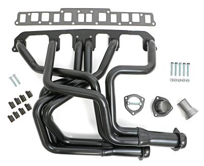 Hedman Hedders - Hedman 99600 Uncoated Dual-Outlet Long-Tube Headers for 72-86 CJ 232-258 L6