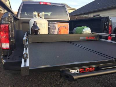 BedSlide - Bedslide Deck Divider BedBin Organizer Black BSA-DKB