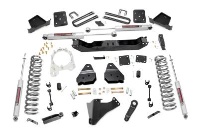 Rough Country Suspension Systems - Rough Country 51720 6" Lift Kit OVLDS for 17-22 Ford F250/F350 SD Diesel 4WD