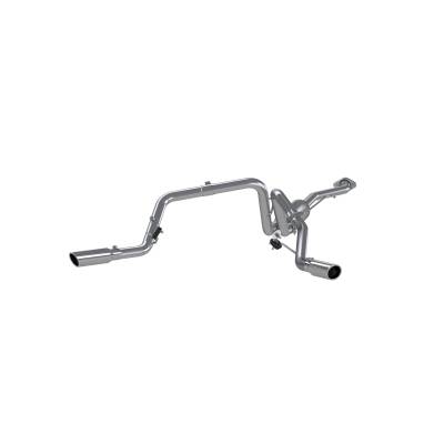 MBRP Exhaust - MBRP Exhaust S5018AL AL 2.5" Cat-Back Dual Exit 03-06 Silverado/Sierra 1500HD