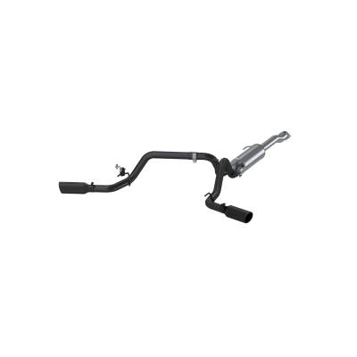 MBRP Exhaust - MBRP Exhaust S5340BLK Black 3" Cat-Back 2.5" Dual Split Exit for 16-23 Tacoma