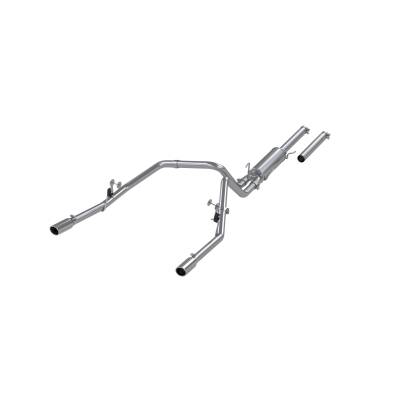 MBRP Exhaust - MBRP Exhaust S5112AL AL 3" Cat-Back 2.5" Dual Split Rear Exit for 04-05 RAM 1500