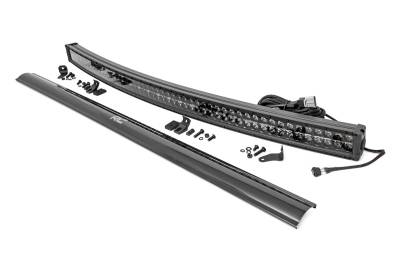 Rough Country Suspension Systems - Rough Country 72954BD Black Series 54" Dual Row LED DRL Light Bar Each