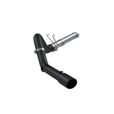 MBRP Exhaust - MBRP Exhaust S6242BLK Blk 4" Filter Back Tour Side Exhaust 08-10 F250/350/450