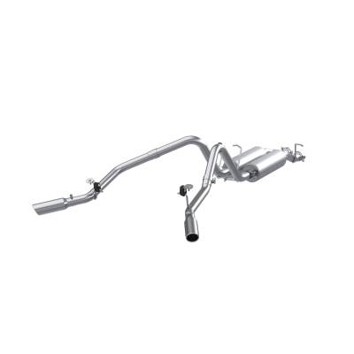 MBRP Exhaust - MBRP S5012AL AL 2.5" Cat-Back Dual Split Side Exit 01-06 Silverado/Sierra 2500HD