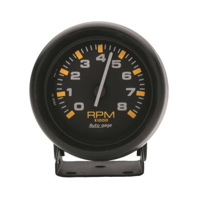 AutoMeter - AutoMeter 2305 Autogage Pedestal Tachometer Black Gauge 0-8000RPM 2-3/4"