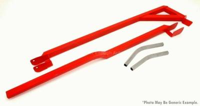 BMR Suspension - BMR Suspension SFC009R Subframe Connectors Weld-On Boxed Outside Frame Exhaust