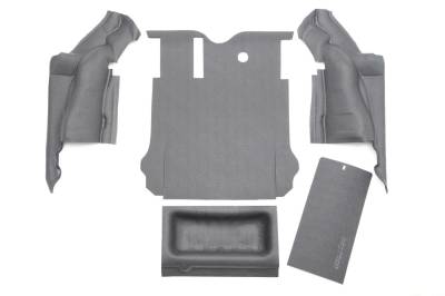 BedRug - Bed Rug BedTred Composite Floor Liner-Rear/Cargo for JK 4DR BTJK11R4