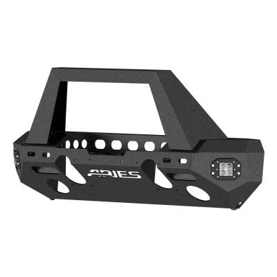 ARIES - ARIES 2082046 TrailChaser Front Bumper for 07-18 Jeep Wrangler JK