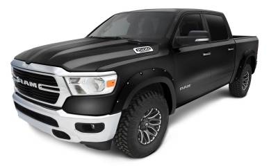 Bushwacker - Bushwacker Pocket Style Front/Rear Fender Flares Painted for RAM 1500 50915-35