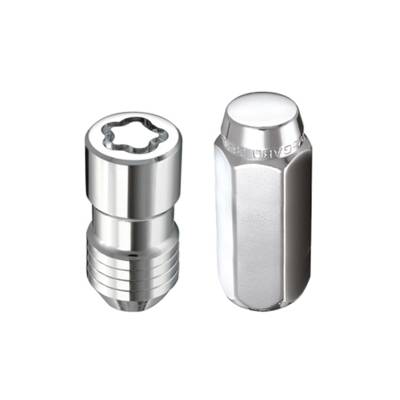 McGard - McGard 84508 5-Lug Acorn Lugnut Wheel Install Kit Chrome 9/16"-18