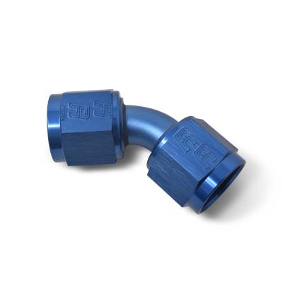Russell - Russell 640040 6AN 45-DEG Swivel Coupler Adapter Fitting w/Blue Finish