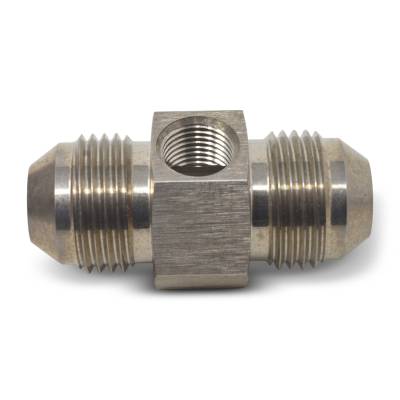 Russell - Russell 670011 8AN Flare Union Fuel Pressure Adapter w/Endura Finish