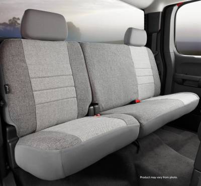 FIA - FIA OE32-38 GRAY OE REAR 60/40 Seat Cover Ford F150 Crew 15-22/F250/F350 17-22